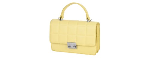  Дамска чанта от еко кожа в жълт цвят. Код: 395