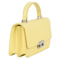 Дамска чанта от еко кожа в жълт цвят. Код: 395