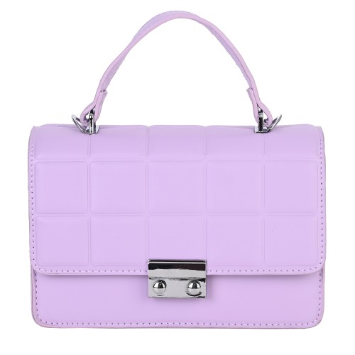 Дамска чанта от еко кожа в лилав цвят. Код: 395