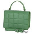 Дамска чанта от еко кожа в зелен цвят. Код: 395