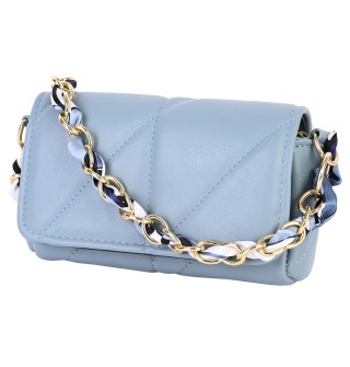  Дамска чанта от еко кожа в син цвят. Код: 4040