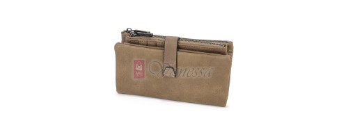 Средно дамско портмоне от висококачествена еко кожа в бежов цвят Код: 432-1 Средно дамско портмоне от висококачествена еко кожа в бежов цвят Код: 432-1