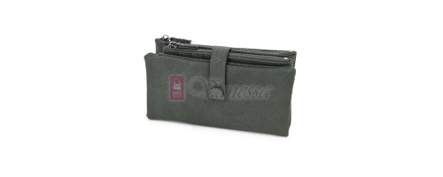 Средно дамско портмоне от висококачествена еко кожа в тъмнозелен цвят Код: 432-1 Средно дамско портмоне от висококачествена еко кожа в тъмнозелен цвят Код: 432-1