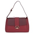Дамска чанта от екологична кожа в цвят бордо. Код: MC453