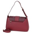 Дамска чанта от екологична кожа в цвят бордо. Код: MC453