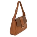 Дамска чанта от екологична кожа в кафяв цвят. Код: MC453