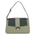 Дамска чанта от екологична кожа в зелен цвят. Код: MC453
