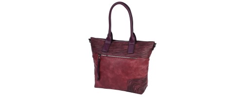  Дамска чанта от еко кожа в цвят бордо. Код: 472