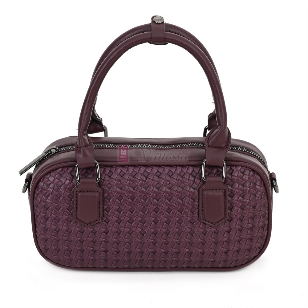 Малка дамска чанта от еко кожа, в цвят бордо. Код: 478 Малка дамска чанта от еко кожа, в цвят бордо. Код: 478