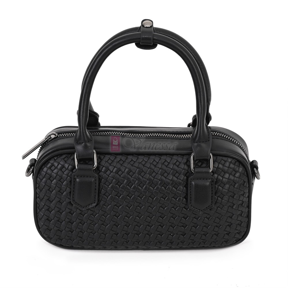 Малка дамска чанта от еко кожа, в черен цвят. Код: 478 Малка дамска чанта от еко кожа, в черен цвят. Код: 478