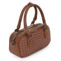 Малка дамска чанта от еко кожа, в кафяв цвят. Код: 478