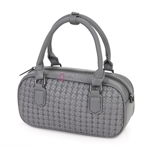 Малка дамска чанта от еко кожа, в сив цвят. Код: 478