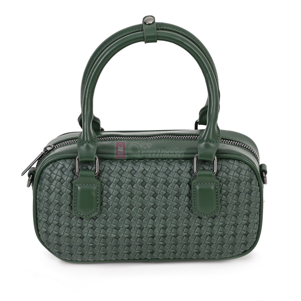 Малка дамска чанта от еко кожа, в зелен цвят. Код: 478 Малка дамска чанта от еко кожа, в зелен цвят. Код: 478