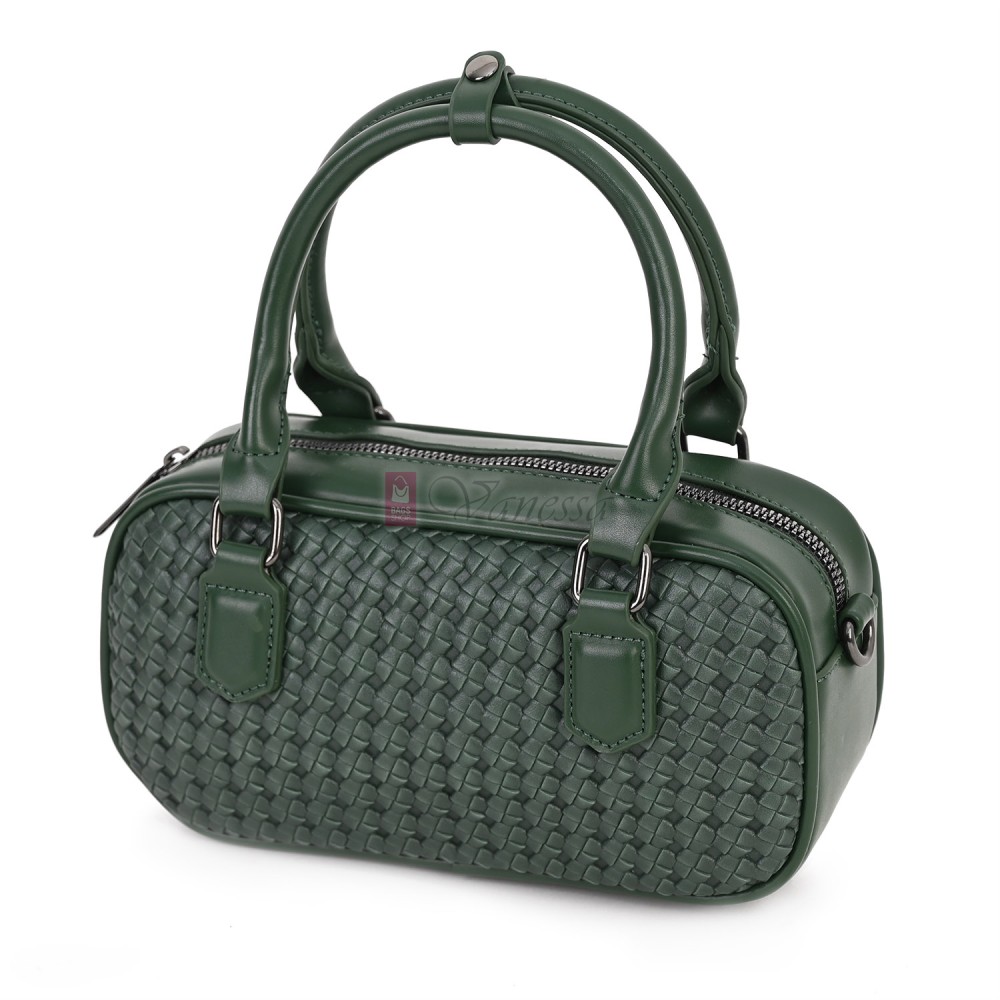 Малка дамска чанта от еко кожа, в зелен цвят. Код: 478 Малка дамска чанта от еко кожа, в зелен цвят. Код: 478