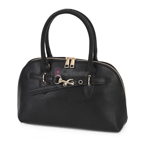 Малка дамска чанта от еко кожа, в черен цвят. Код: 483