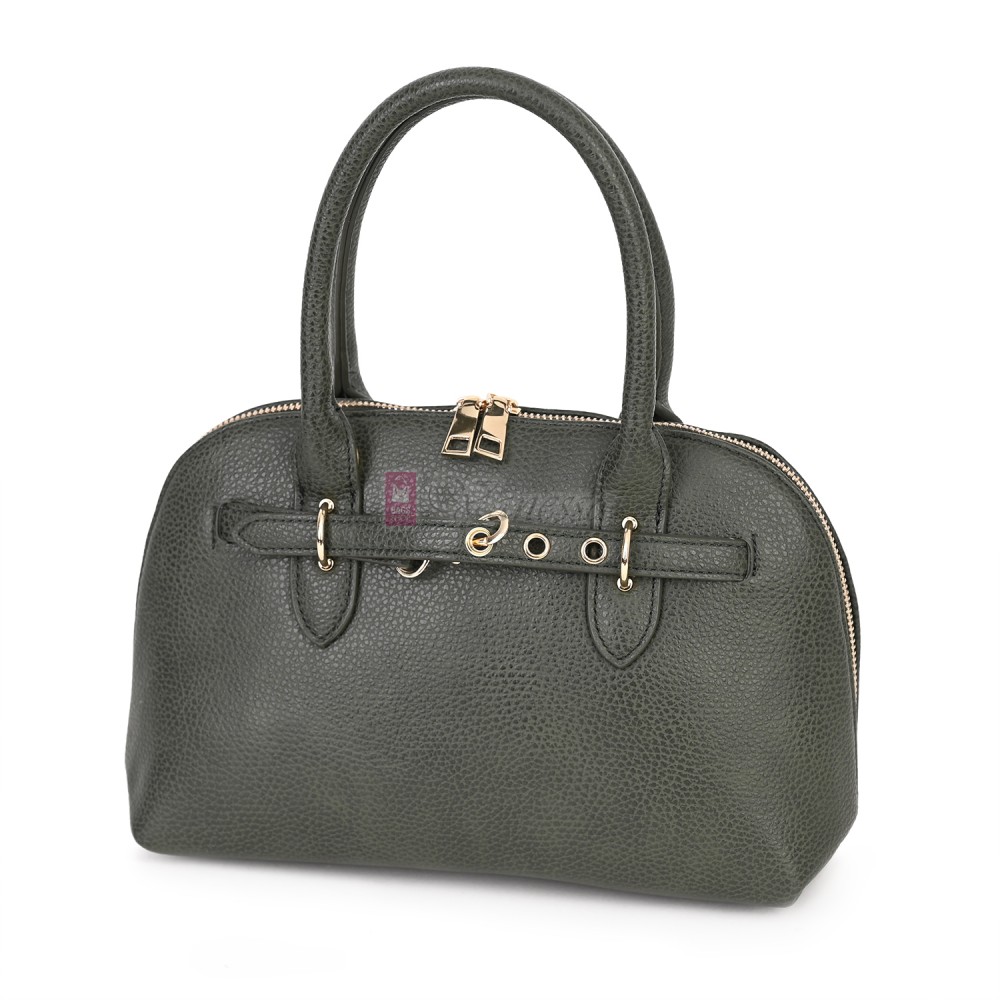 Малка дамска чанта от еко кожа, в зелен цвят. Код: 483