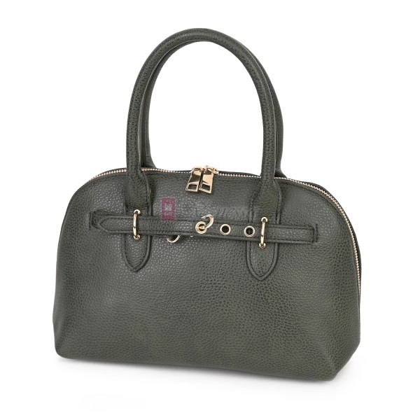 Малка дамска чанта от еко кожа, в зелен цвят. Код: 483