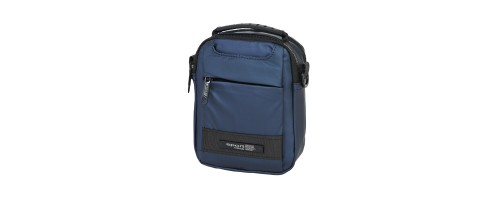 Мъжка чанта от текстил в син цвят Код: 498