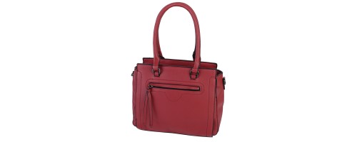 Дамска чанта от еко кожа в червен цвят. Код: 5004