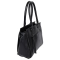 Дамска чанта от еко кожа в черен цвят. Код: 5004