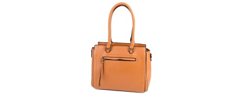  Дамска чанта от еко кожа в оранжев цвят. Код: 5004