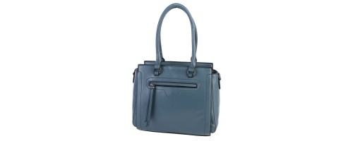  Дамска чанта от еко кожа в син цвят. Код: 5004