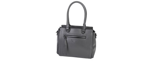  Дамска чанта от еко кожа в сив цвят. Код: 5004