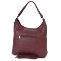 Ежедневна дамска чанта от еко кожа, в цвят бордо. Код: MC507