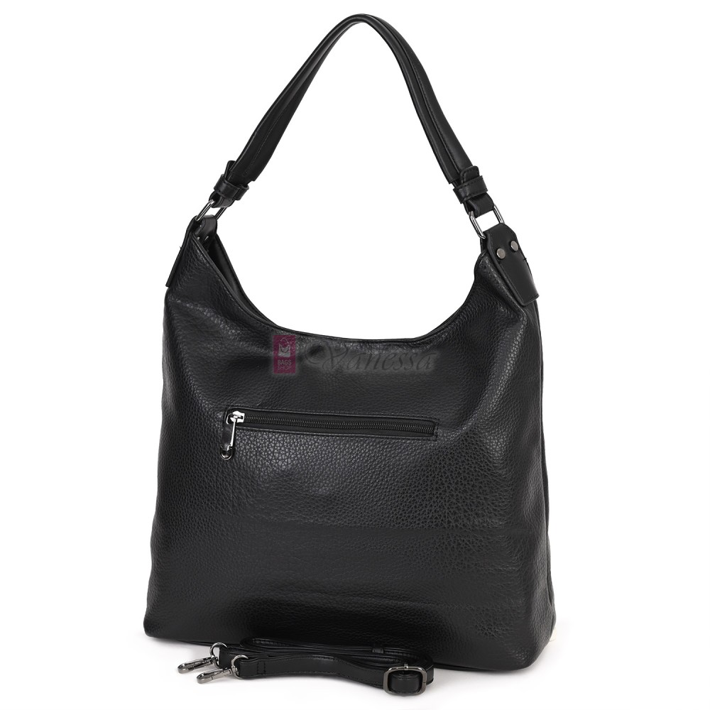 Ежедневна дамска чанта от еко кожа, в черен цвят. Код: MC507 Ежедневна дамска чанта от еко кожа, в черен цвят. Код: MC507