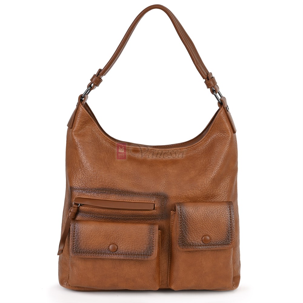 Ежедневна дамска чанта от еко кожа, в светлокафяв цвят. Код: MC507 Ежедневна дамска чанта от еко кожа, в светлокафяв цвят. Код: MC507