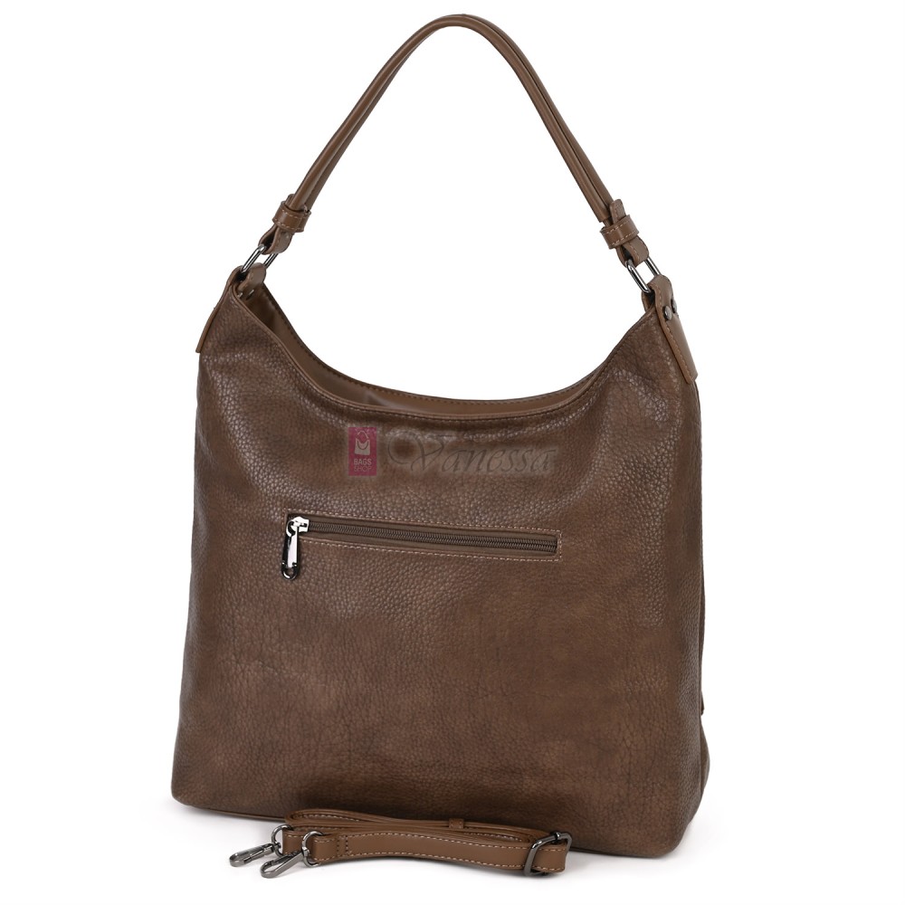 Ежедневна дамска чанта от еко кожа, в кафяв цвят. Код: MC507 Ежедневна дамска чанта от еко кожа, в кафяв цвят. Код: MC507