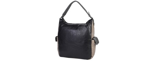 Ежедневна дамска чанта от висококачествена еко кожа в черен цвят Код: 5335-424