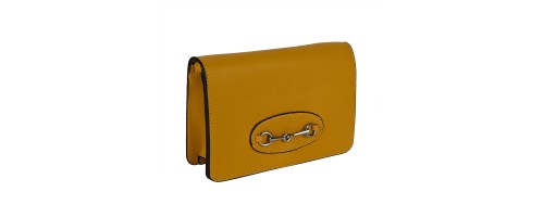 Дамска чанта от еко кожа в цвят горчица Код: 5578-8