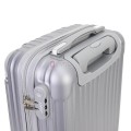 Малък slim куфар от полипропилен, в сив цвят. Код: M5832