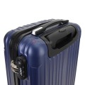 Малък slim куфар от полипропилен, в тъмносин цвят. Код: M5832