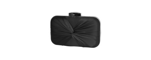 Вечерна дамска чанта от текстил в черен цвят. Код: 5865