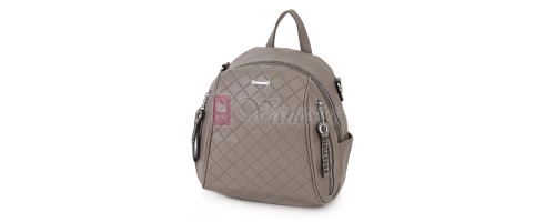 Дамска раница от висококачествена еко кожа в бежов цвят. Код: 5899  Дамска раница от висококачествена еко кожа в бежов цвят. Код: 5899