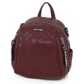 Дамска раница от висококачествена еко кожа в цвят бордо. Код: 5899