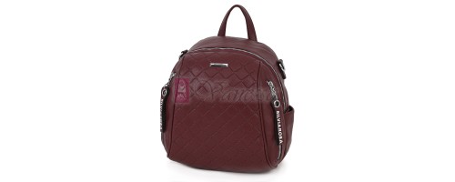 Дамска раница от висококачествена еко кожа в цвят бордо. Код: 5899  Дамска раница от висококачествена еко кожа в цвят бордо. Код: 5899