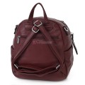 Дамска раница от висококачествена еко кожа в цвят бордо. Код: 5899