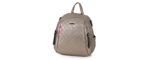 Дамска раница от висококачествена еко кожа в златист цвят. Код: 5899  Дамска раница от висококачествена еко кожа в златист цвят. Код: 5899