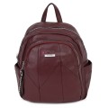 Дамска раница Silvia Rosa, от висококачествена еко кожа, в цвят бордо. Код: 5996