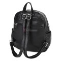  Дамска раница Silvia Rosa, от висококачествена еко кожа, в черен цвят. Код: 5996