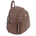  Дамска раница Silvia Rosa, от висококачествена еко кожа, в кафяв цвят. Код: 5996