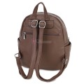  Дамска раница Silvia Rosa, от висококачествена еко кожа, в кафяв цвят. Код: 5996
