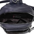  Дамска раница Silvia Rosa, от висококачествена еко кожа, в тъмносин цвят. Код: 5996