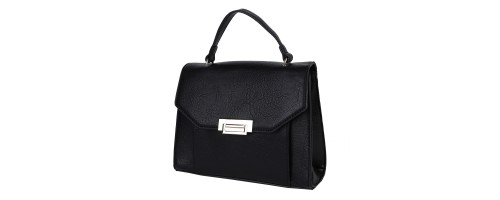 Дамска чанта от еко кожа в черен цвят Код: 60151