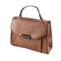 Дамска чанта от еко кожа в кафяв цвят Код: 60151
