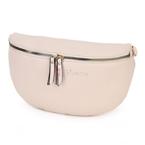 Дамска паласка от висококачествена еко кожа в бежов цвят Код: 60179-3