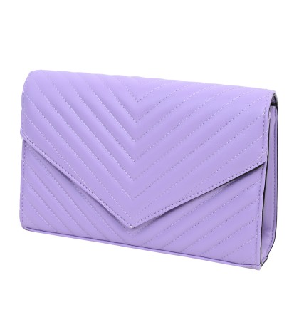 Дамска чанта от еко кожа в лилав цвят. Код: 60233